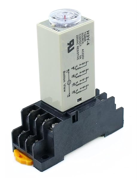 H3Y-4 0-5M Power OnTime Delay Relay Timer DPDT 14Pins H3Y-4 DC12V DC24V AC110V AC220V(AC220V)