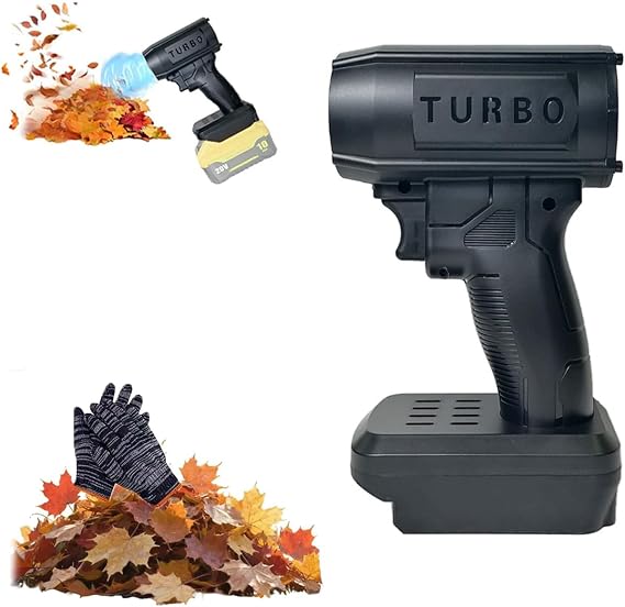 Storm Industries 2.0 Jet Fan Blower, 130,000 RPM Electric Cordless Air Jet, Car Drying Machine, Portable Handheld Turbine Leaf Blower, Ideal for Car, Patio, Snow Remova (for Dewalt)