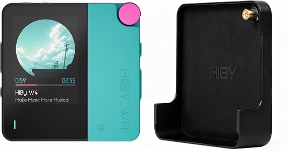 HiBy W4 Bluetooth Headphone Amplifier & Magnetic Backplate