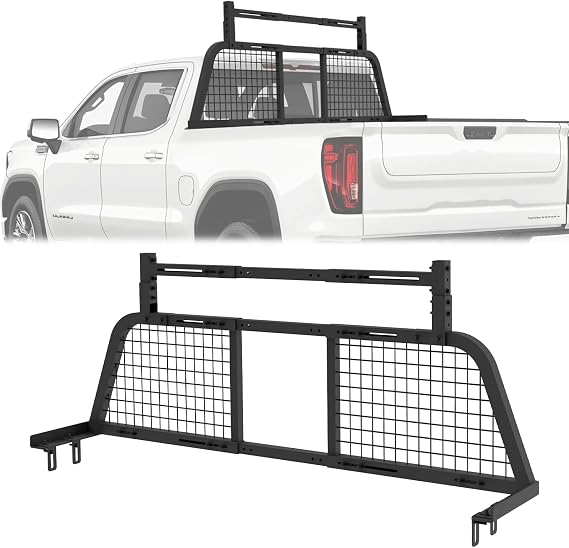 Adjustable Headache Rack, Width 53.5"-72", Height 20.6"-24.5"