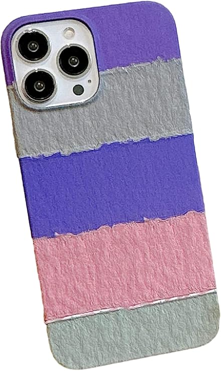 Soft TPU Artistic Case for iPhone 13 Pro Max, Pink Stripe