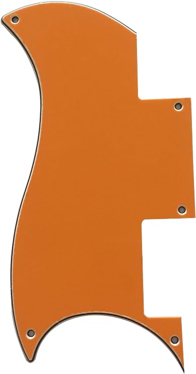 For Epiphone SG Special Guitar Pickguard Scratch Plate (3 Ply Orange)