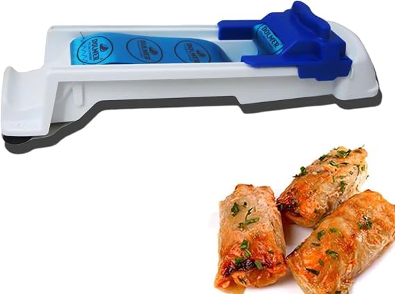 2 Grape Leaves Roller - Vegetable Meat Roller, Leaves Wrapping Tool | Maker Roller Machine, Kitchen Gadgets Rolling Machine for Home Kitchen and Restaurant, 14.57x4.53x3.54 in