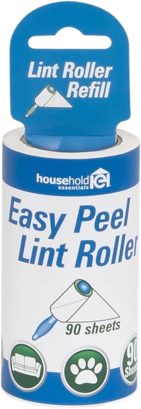 Household Essentials Artisan Paper Lint Roller Refill, 90 Sheets