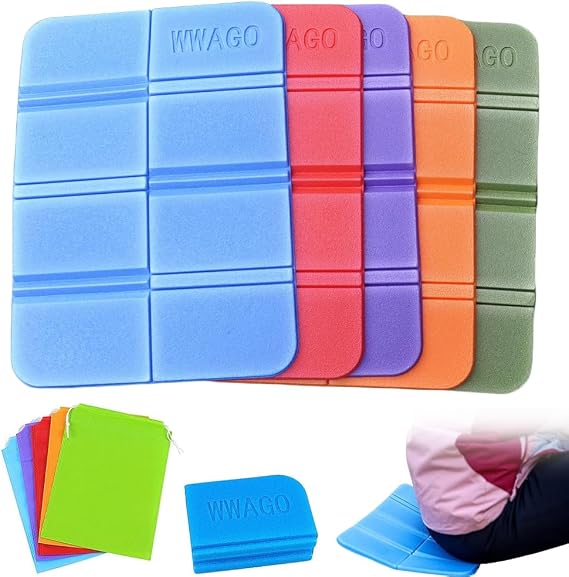 Moisture-Proof Folding Seat Mat, 5Pcs Foam Mats, Camping Mat Hiking Mats