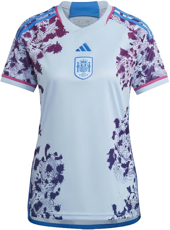 adidas Spain Women's Away Jersey World Cup 2023 (US, Alpha, X-Large, Regular, Regular)