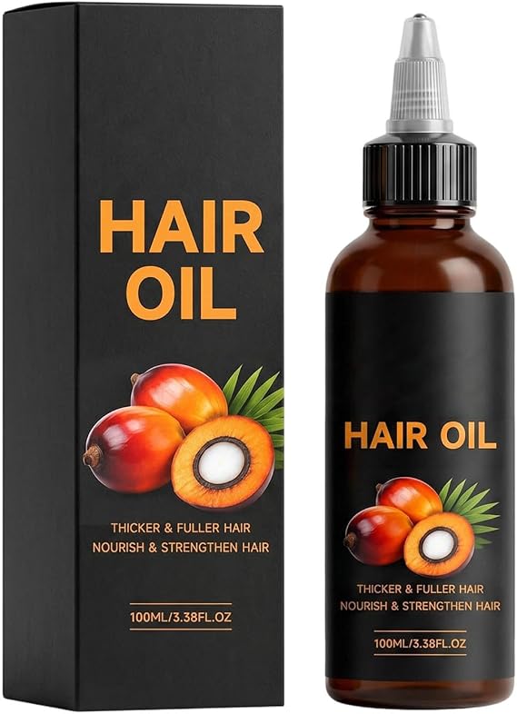 Hair Care Oil, Rapid Absorption, Thicker & Fuller Hair, Stimulates Hair Growth, Repairs Damaged Hair, Lightweight, Slow Down Hair Loss, Prepared for Dry and Damaged Hair, 100Ml (1 PC)