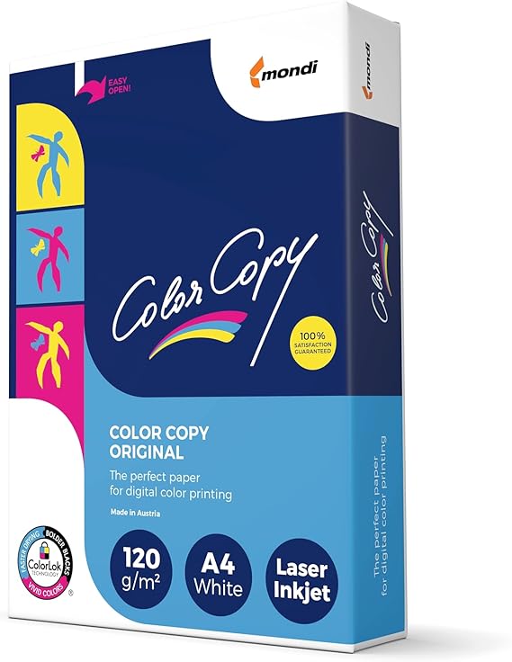 Color Copy A4 Paper 120gsm White (Pack of 250) CCW0330A1