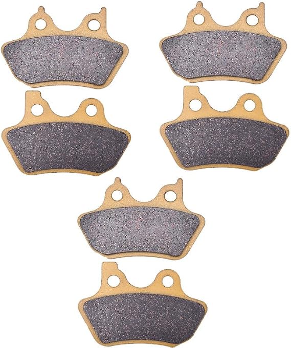44082-00E Brake Pads for Harley Davidson, 2000-2007, FA400 Ceramic | Fit for Road Glide/Road King/Heritage Softai/Fatboy/Dyna/Night Train 2000 2001 2002 2003 2004 2005 2006 2007 XL883 XL1200