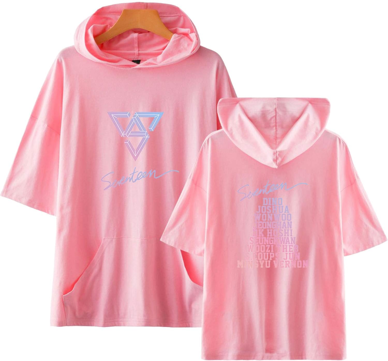 Kpop Seventeen New Album Hoodie T-Shirt Woozi Vernon Jeonghan Joshua Hooded Shirt