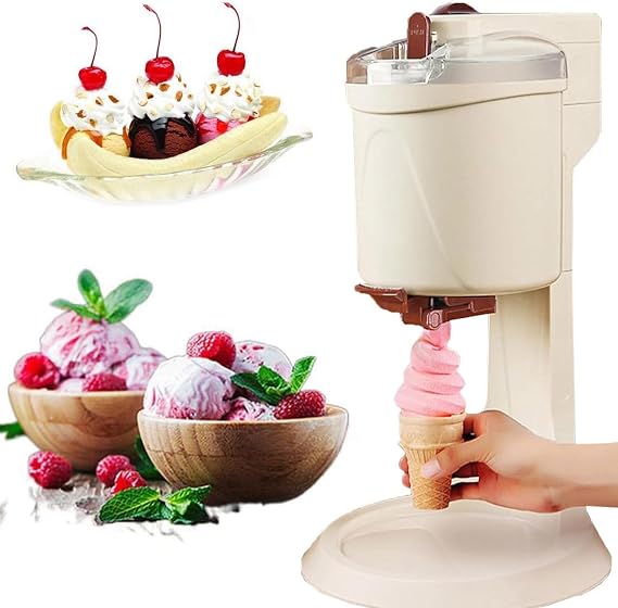 Ice Cream Machine, Countertop Soft Serve Ice Cream Maker Commercial Soft Ice Cream Machine, Ice Cream Maker Machine Soft Serve
