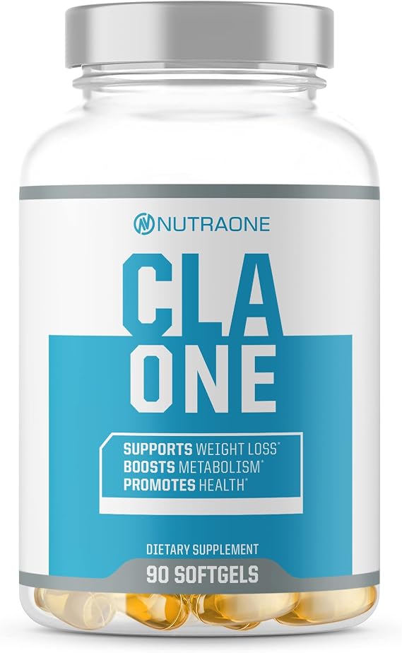 NutraOne CLAOne Supplement from Nutrition Conjugated Linoleic Acid (CLA) Natural Supplement* (90 Capsules)