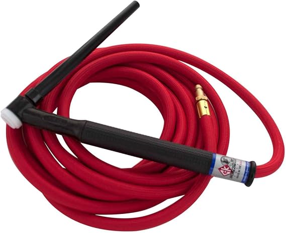CK9 Air Cooled TIG Torch Kit, Flex, 125A, 12.5', 1-Pc, Super-Flex, CK9-12-RSF FX