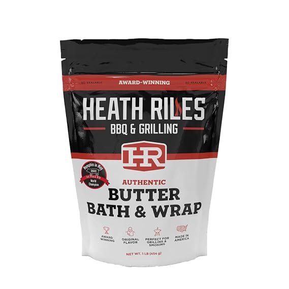 Heath Riles BBQ Butter Bath and Wrap, Champion Pitmaster Recipe