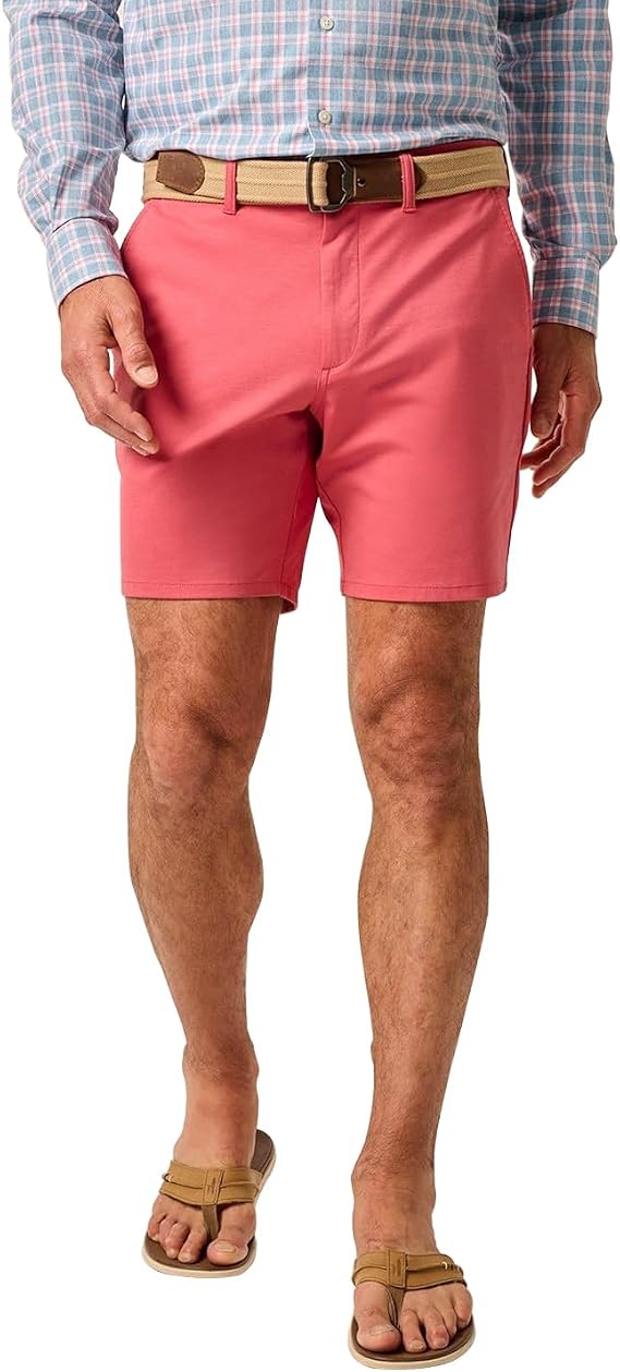 johnnie-O Jupiters Shorts | Men's Stretch Cotton Performance Shorts | Casual Comfort | Golf