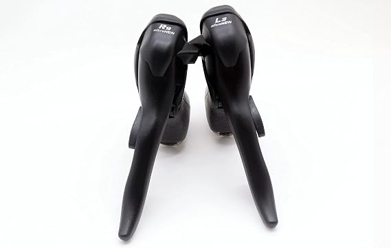 Dual Control Levers 3 x 9 Speed Trip Shifters Road Bicycle Derailleur Compatible for Shimano Sora Shift Levers