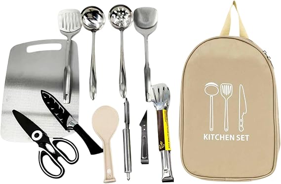 Camping Strainers Kitchen Set,Camping Kitchen Crop Organizer Set | Portable Tools For Outdoor Activities Hiking Picnic Grilling For Everyone