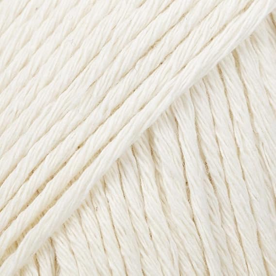 Cotton Blend Yarn for Knitting and Crocheting, 3 or Light, Worsted, DK Weight, Drops Cotton Light, 1.8 oz 115 Yards per Ball (35 Rust)