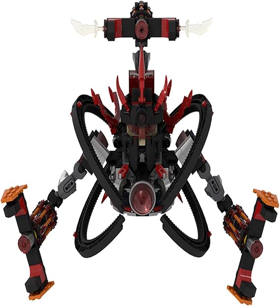 Toilet Titan Building Blocks Action Figures Upgraded Cameraman Speakerman TV Man Monitor Model Toys Horror Game Multiverse Collectible Birthday Gift for Kids Adults Ages F