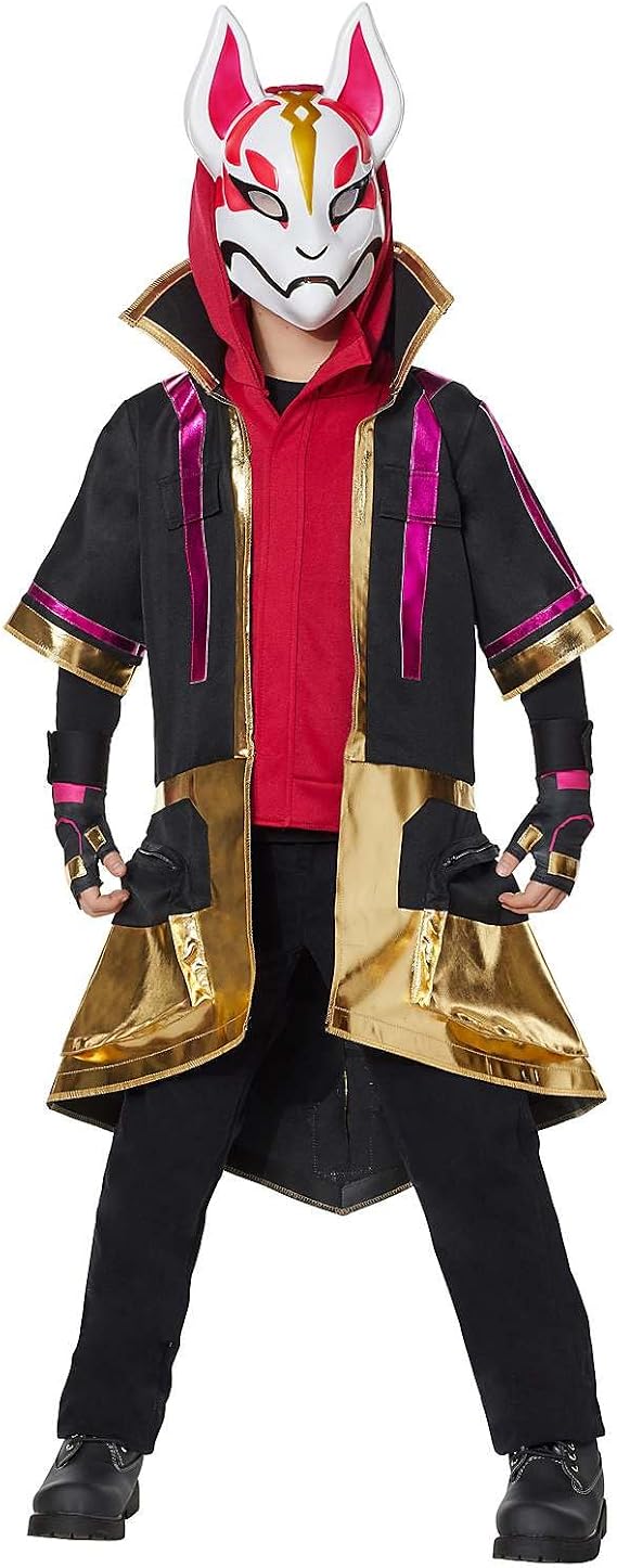 Spirit Halloween Kids 2-Fer Drift Fortnite Costume | OFFICIALLY LICENSED - M