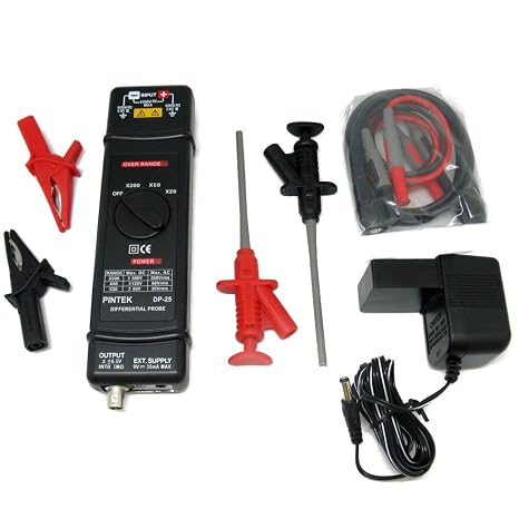 Pintek Professional Differential Probes DC-25Mhz ADP25 Max Voltage 1300V
