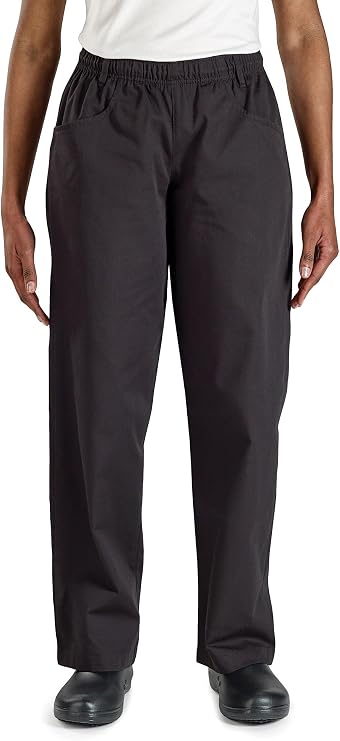 Mercer Culinary M60060BKXXS Millennia Women's Chef Pants, XX-Small, Black