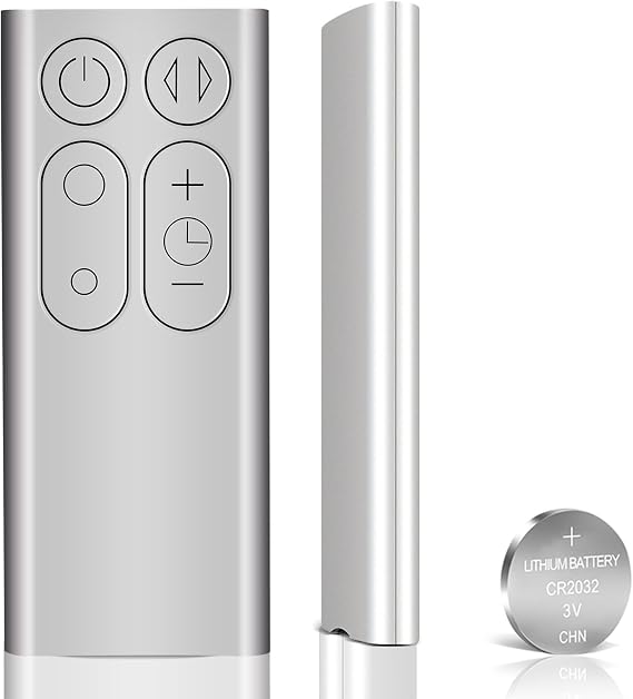 Replacement Remote for Dyson TP00 TP01 AM11 Pure Cool Purifier Tower Fan | Silver, With Battery, Easy to use