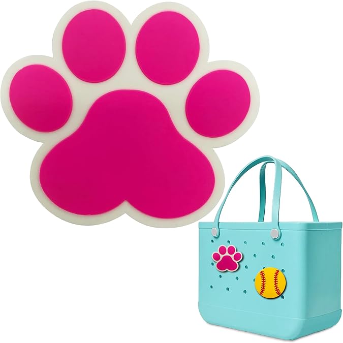 Charms for Beach Bag, Bogg Accessories Charms PVC Rubber for Beach Bag