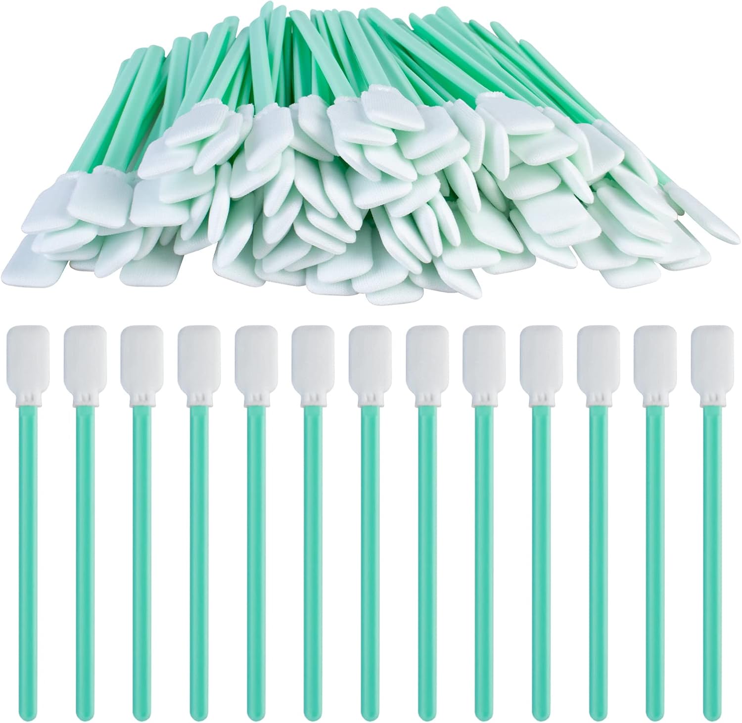 Nizirioo 100 Pieces Cotton Cleaning Sticks, Microfibre Swabs for Camera Lens, Corrosion Protection, Anti-Static, Dust-Free, Long Handle, Ideal for Keyboards, Printers, Electronic Components