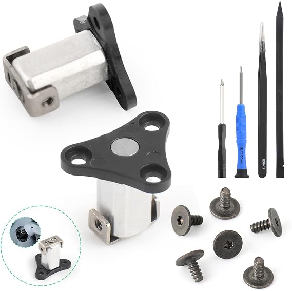 2 Pcs Front Arm Axis Replacement for DJI Mini 4 Pro Front Arm Hinges Arm Shaft for DJI Mini 4 Pro/mini 3 Drone Accessories Parts with Repair Tools（6Pcs Front Hinges Screws）