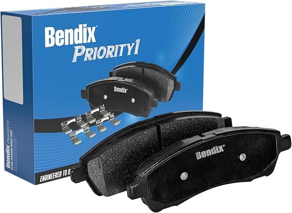 Bendix Priority1 CFC1169 Ceramic Front Brake Pads for Select Models Buick Rainier, Chevrolet Colorado, Trailblazer, Trailblazer EXT, GMC Canyon, Envoy, Envoy XL, Isuzu Ascender, Saab 9-7x