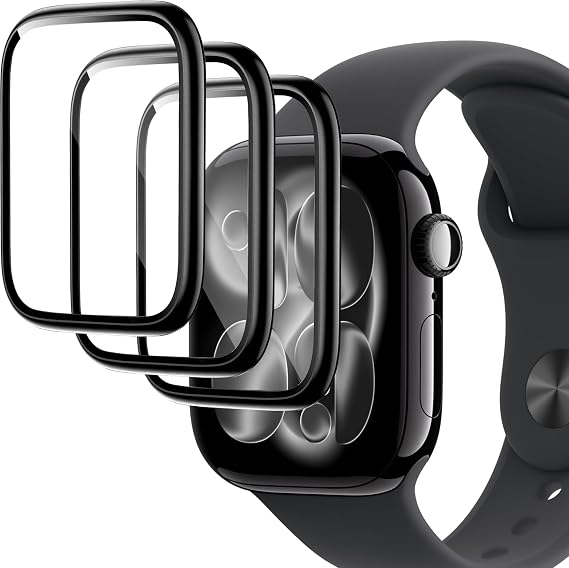 Murmure [3 Pack Screen Protector for Apple Watch Series 11 [GPS 42mm], HD Clear 3D Curved Anti-Scratch PET Soft Screen Protector Film,[Full Coverage] Touch Sensitive