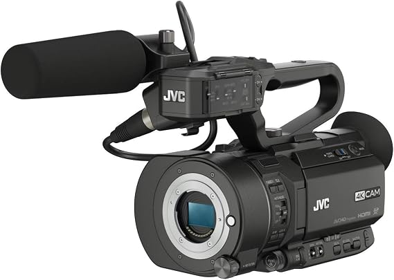 JVC GY-LS300CHU Ultra 4K HD 4KCAM Super 35 Pro Camcorder & Top Handle Audio Unit
