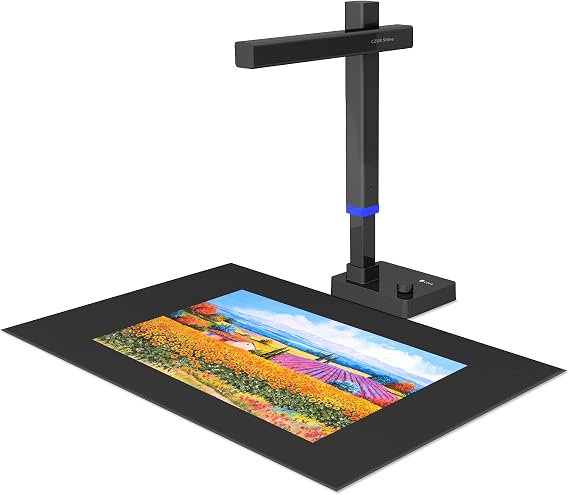 CZUR Shine Ultra Pro Portable 24MP Document Scanner, USB Document Camera | Max DPI 440, A3 Large Format Book Scanner, Adjustable Height, Auto-Flatten & Deskew, Compatible with Windows & macOS