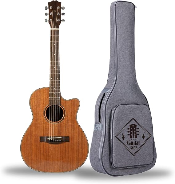 Personalized Acoustic Guitar Gig Bag 43.5", Custom Name/Logo Soft Guitar Case, Water-Resistant Padded Backpack with Shoulder Straps, 2 Storage Pockets, Shockproof Bottom, Gift for Guitarist