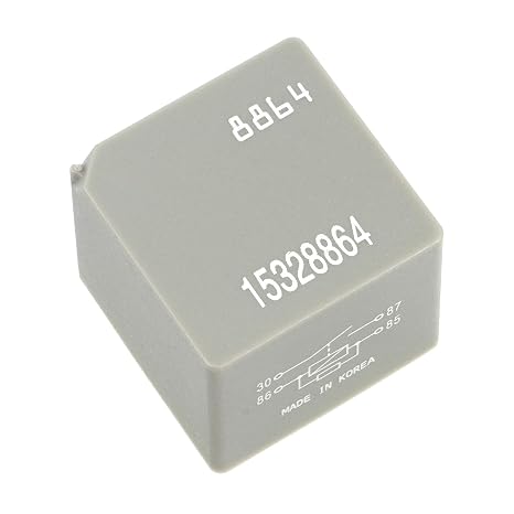 15328864 12VDC 40A 4Pins Compressor Control Fuse Starter Relay Compatible with Chevy GMC GM Buick A/C Replace OK2A167740 PW853596 12193604 96190189 9026316