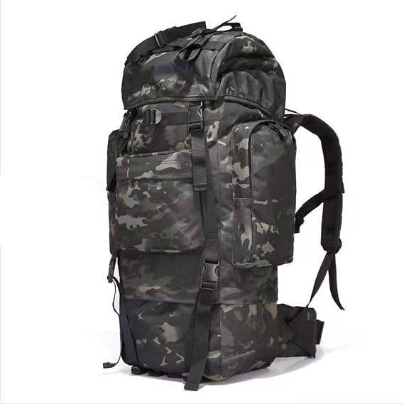 Outdoor Backpack 70L,100L Waterproof Lightweight Hiking Travel Large Rucksack Bag,Backpack Rucksack,for Camping,Trekking,Fishing For Men Women Sport Mountain Touring,Cycling Sturdy And Durable(448,70L