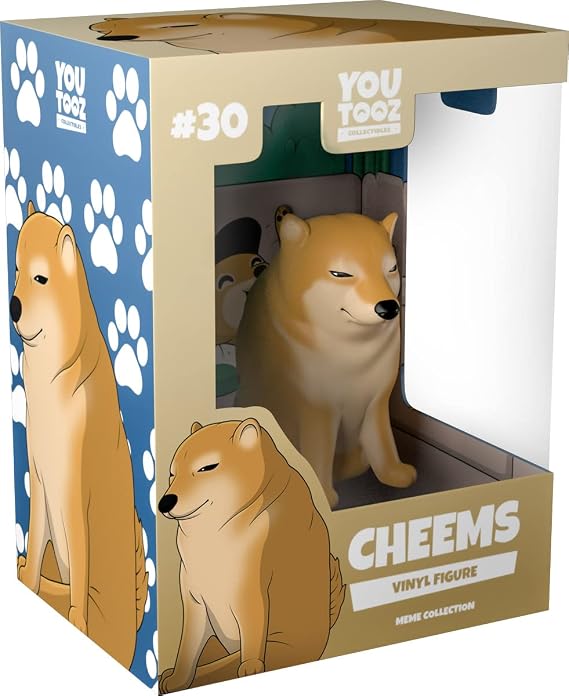 Youtooz Cheems Doge Figure, 3.5" Inch Figure, Internet Famous Doge Cheems Meme Collection Based on Internet Famous Memes