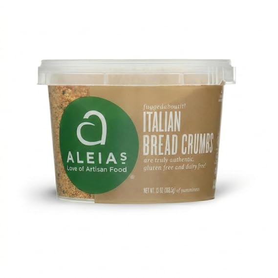 ALEIAS GLUTEN FREE BAKERY Italian Bread Crumbs, 13 OZ