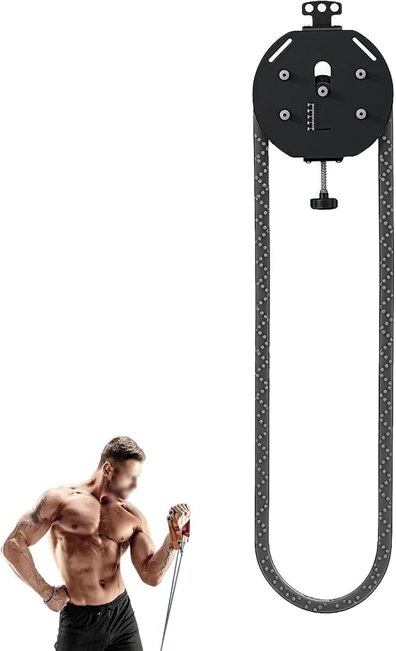 4PCS Endless Rope Trainer, Pulley Cable Machine System, Adjustable Resistance, Full Body Workout Tool, Pull Rope Fitness Training for Grip, Arms, Back, Body Coordination Exercises