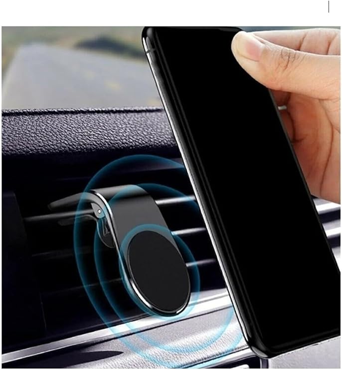 Mıknatıslı Telefon Tutucu, Toyota Yaris ile Uyumlu, Siyah