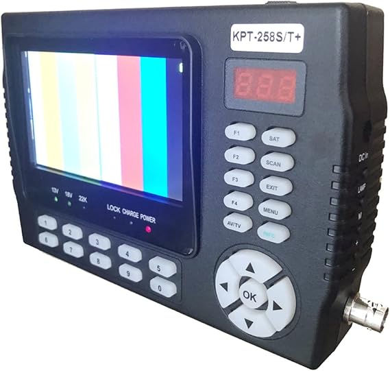 デジタル衛星信号計ファインダー KPT-258ST+AHD DVB-S2 DVB-T/T2 DVB-C コンボテスト CCTVカメラ DVB-T/T2 DVB-C コンボ 衛星探知機 メーター Better St-5150