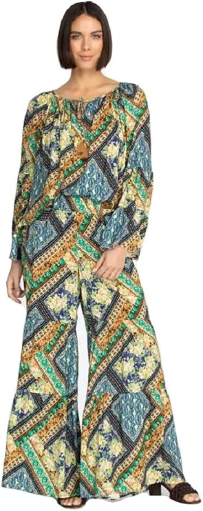 Johnny Was Rivera Tiered Pants, Multi, Large