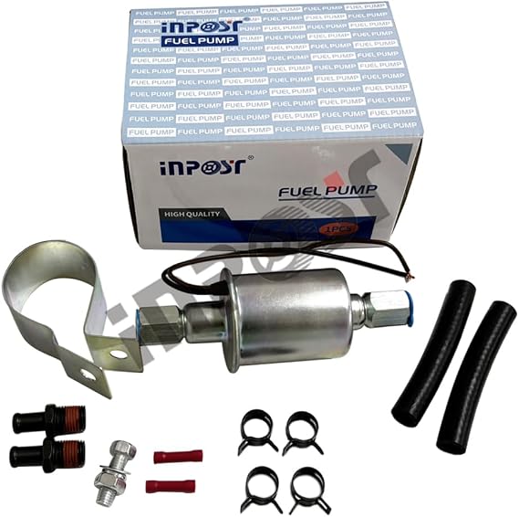 INPOST E8090 ELECTRIC FUEL PUMP IN LINE 5psi-9psi 3/8 Line 30gph UNIVERSAL