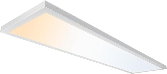 UltraLux 1x4 Surface Mount LED Panel TRIAC Dimmable 3CCT Matte White 1Pk