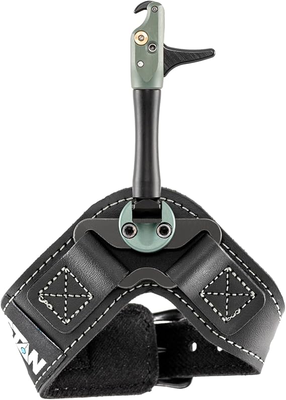 Stan SoleX Clicker Index Finger Bowhunting Archery Release - Wrist Strap Open Hook Trigger Aid with Click Mechanism, Fast Reset, Adjustable Length, Travel & Tension