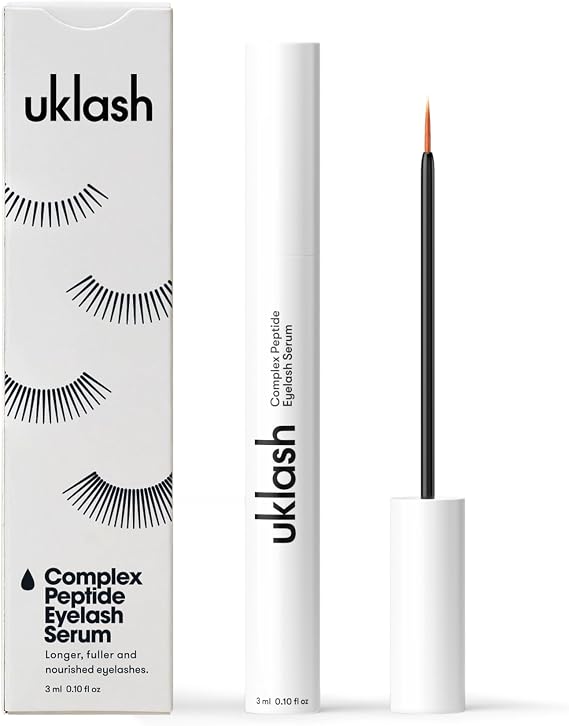 UKLASH Complex Eyelash Growth Serum, Fortifying Peptide Lash Serum | Advanced multi-peptide formula for stronger and longer lashes. Cruelty-free, prostaglandin and paraben-free