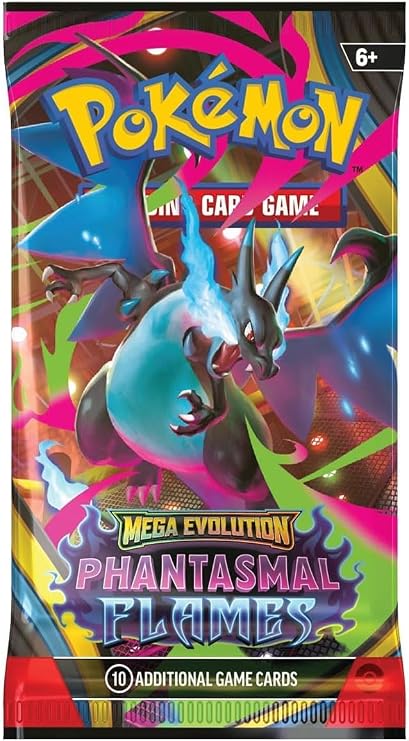 Pokémon Mega Evolution Phantasmal Flames - 1 x Booster Pack