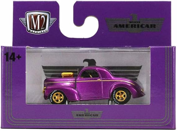 M2 MACHINES 1:64 Detroit Muscle Release 67 "1941 WILLYS COUPE" - CHASE CAR M2 MACHINES 1:64 DETROIT MUSCLE RELEASE 67 "1941 Willis Coupe" Chase Car