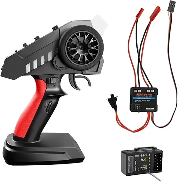 6CH 2.4G Transmitter Remote Control Receiver 40A ESC for MN111 MN D90 MN99S MN78 MN86 MN128 MN168 WPL C14 C24 B14 B16 B36 RC Car